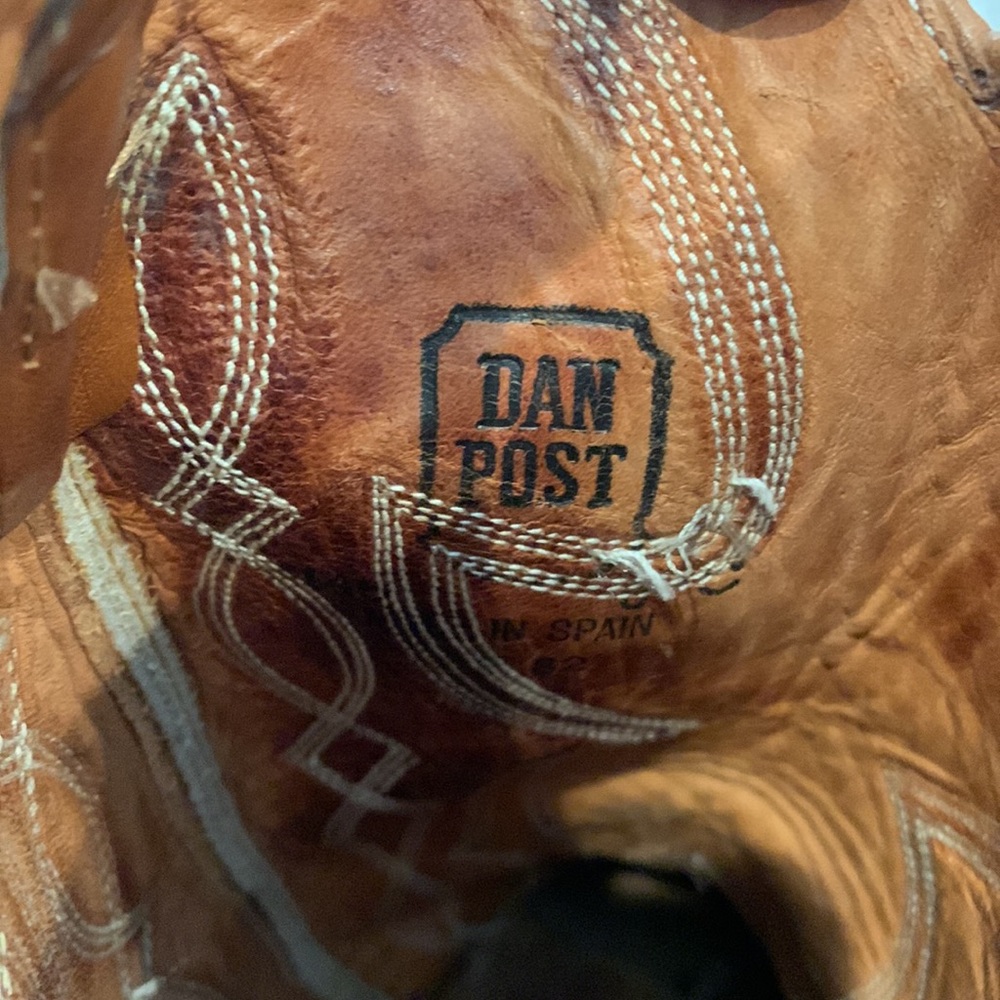 Dan Post Brown Heeled Boots - Picture 14 of 15